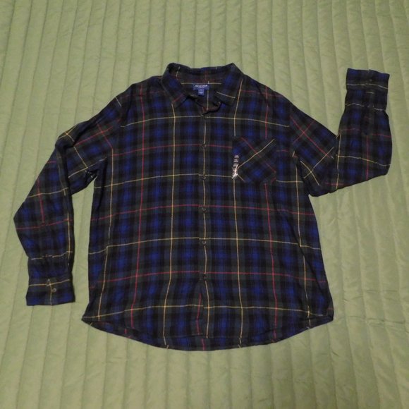 Flannel tartan plaid button down NWT - Picture 1 of 8